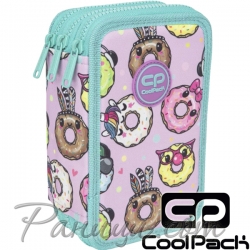 2023 Cool Pack Jumper 3 Пълен несесер с 3 ципа Happy Donuts F067665